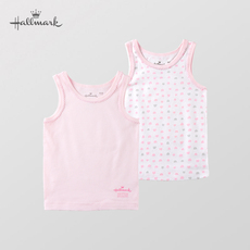 Детская одежда для дома hallmark贺曼女童春夏纯棉上衣背心内衣家居服系列两件装