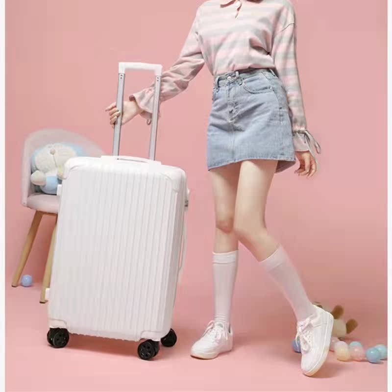 Luggage female niche design high-value ins smart suitcase trendy high-end trumpet 16 21 small light travel