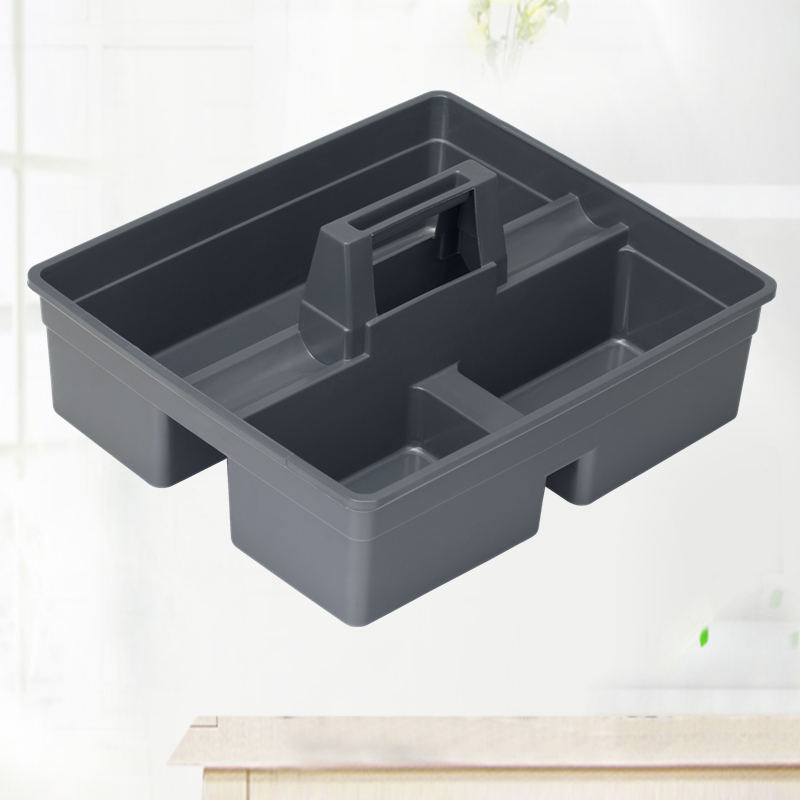 Baiyun multi-purpose sundries storage basket desktop cleaning tool basket size collection basin lower rail tableware