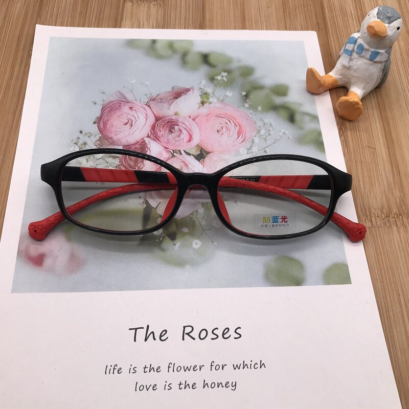 Ultra light children Optical spectacle frame myopia far view anti-blue light fitting goggle silicone gel male and female full frame S2037