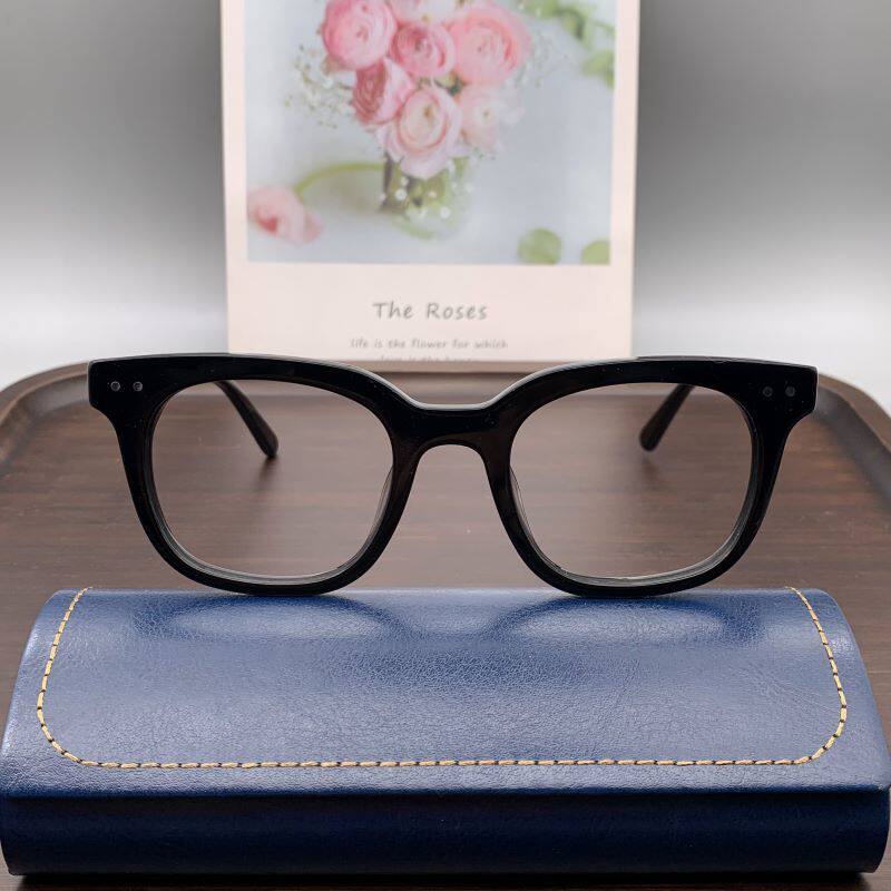 Fashion trend Internet celebrity models for men and women full frame high-end exquisite sheet art neutral myopia glasses frame D-0005