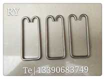 Customized stainless steel wire bending processing parts forming hook circle spring steel wire bending round steel bending stamping