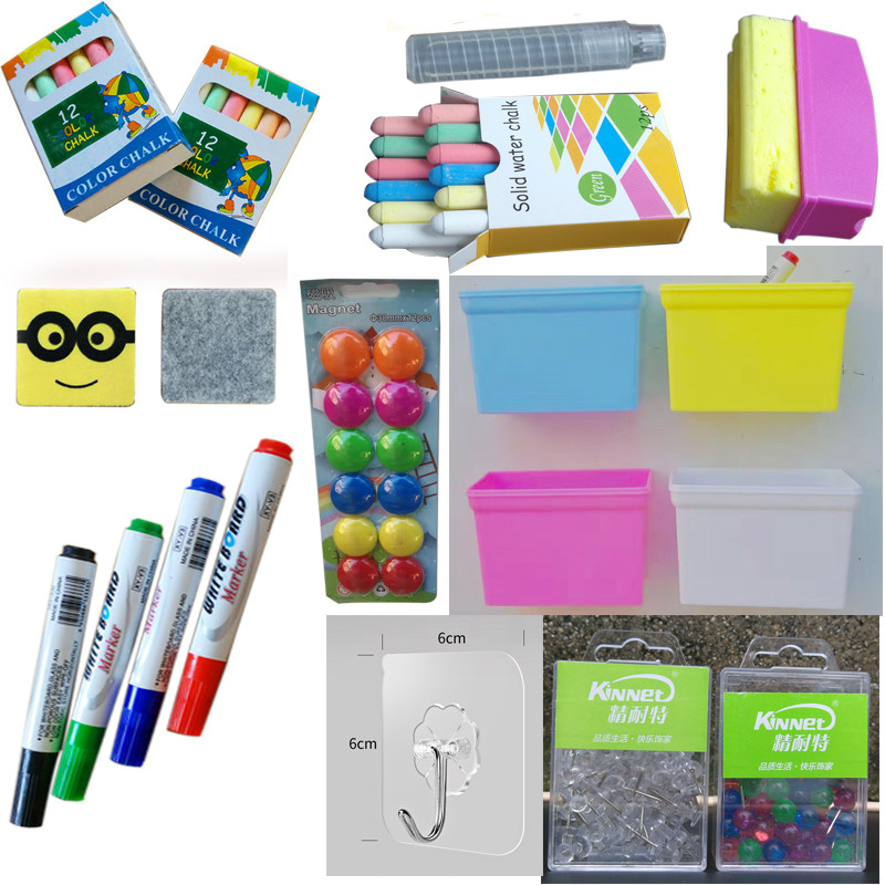 Teachers teaching writing blackboard accessories 12 children environmentally friendly chalk graffiti painting color