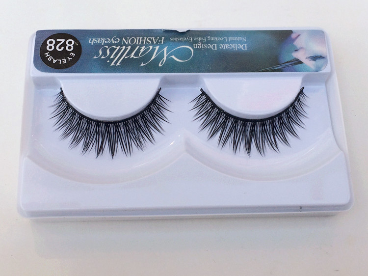 Bluema lông mi giả 828 lần với cùng một đoạn tự nhiên trang điểm nude thực tế cô dâu một hộp 10 đôi - Lông mi giả mi giả hàn quốc