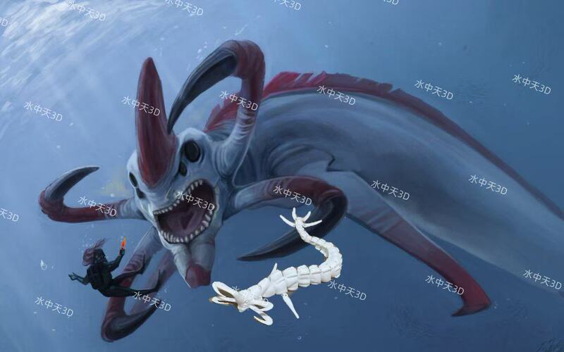 Grim Reaper Leviathan | Deep Sea Voyage 3D Children's Toy Figurine Gran Maya Blue Sea Monster Sea Devourer