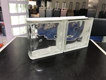 Transparent colored glass tiles with edge tiles clouded pattern partition bedroom living room bathroom bathroom background wall porch