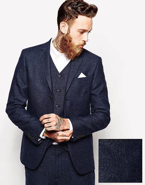 Costume homme en laine pour automne - Ref 1563175 Image 14