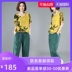 2020 ngắn tay bộ bé jumpsuit set màu thời trang giản dị mùa xuân mới đầu mùa hè cắt đỏ của phụ nữ 