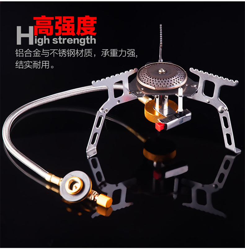 Thực tế cắm trại ngoài trời bếp gas dữ dội hoang dã bếp di động dã ngoại bếp dã ngoại bếp gas - Bếp lò / bộ đồ ăn / đồ nướng dã ngoại bình ga mini namilux