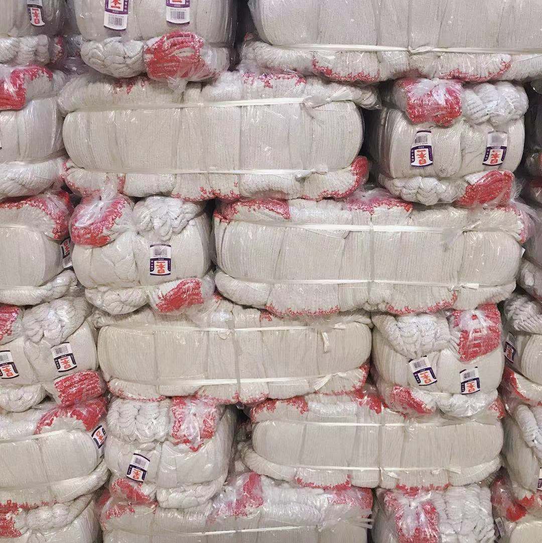 900 gr cotton thread gloves fine yarn cotton lauer work protective abrasion resistant home carrying gloves 36 Double RMB35