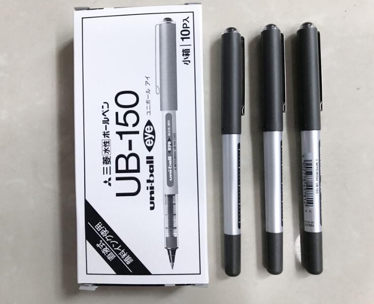Japan imported Mitsubishi signature pen UB150 direct injection type ink smooth writing is very smooth every 10