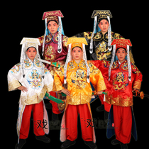 Opera drama costume dynasty Mahan performance costume Zhang Long Zhao Hu decorated with Mandarin Wu Zixu Wenzhaoguan costume