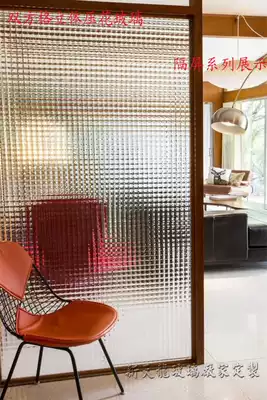 Two-grid three-dimensional embossed glass partition entrance screen overall cabinet doors and windows bathroom door art glass manufacturer custom