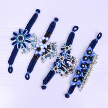 Guangxi Cychi Metchnorn Speciensne handmisted Blue Dye Phant art Pht Chain Chain