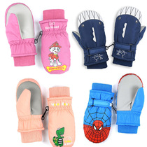 Children Ski Gloves Winter Warm Men And Women Waterproof Toddler Kids Outdoor Plus Suede Thickened Baby Windproof Gloves