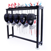 Fencing table sword stand display rack hanging rack storage rack hanging helmet mask can hold 14 swords and 10 helmets