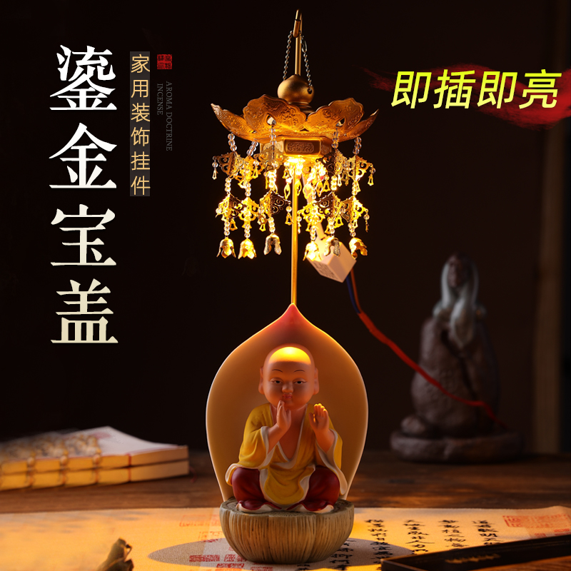 仏旗飾り、仏前首飾り、仏冠天蓋、金箔天蓋、仏教寺院装飾、仏像、宝傘、龍傘旗天蓋