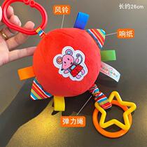 Baby vision training red ball 0-3 months newborn baby visual pursuit red soft cloth ball toy 1