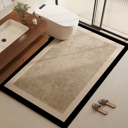 Bathroom Floor Mat Diatom Mud Absorbent Anti-Slip Mat Wash Desk Toilet Door Mat Toilet Quick-Dry Anti-Drop Carpet