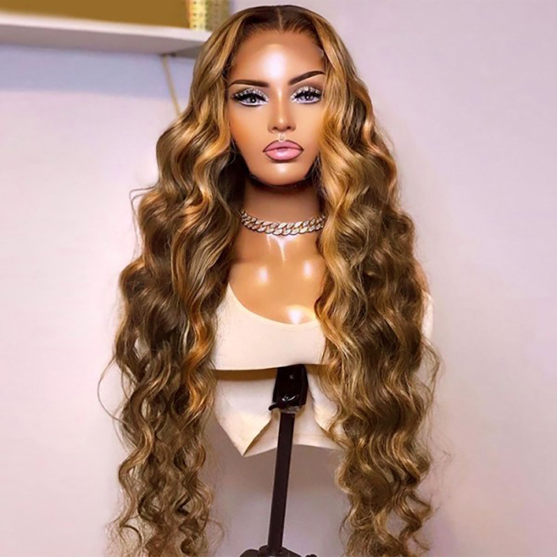 Factory Front Lace Wig 13X4 Body Piano Wig Human Hair Real Hair Xuchang Wig