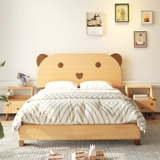 Кроватка из натурального дерева для мальчиков и девочек для принцессы, 1.35м