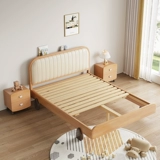 Детская кроватка из натурального дерева для мальчиков, 1м, 1.2м