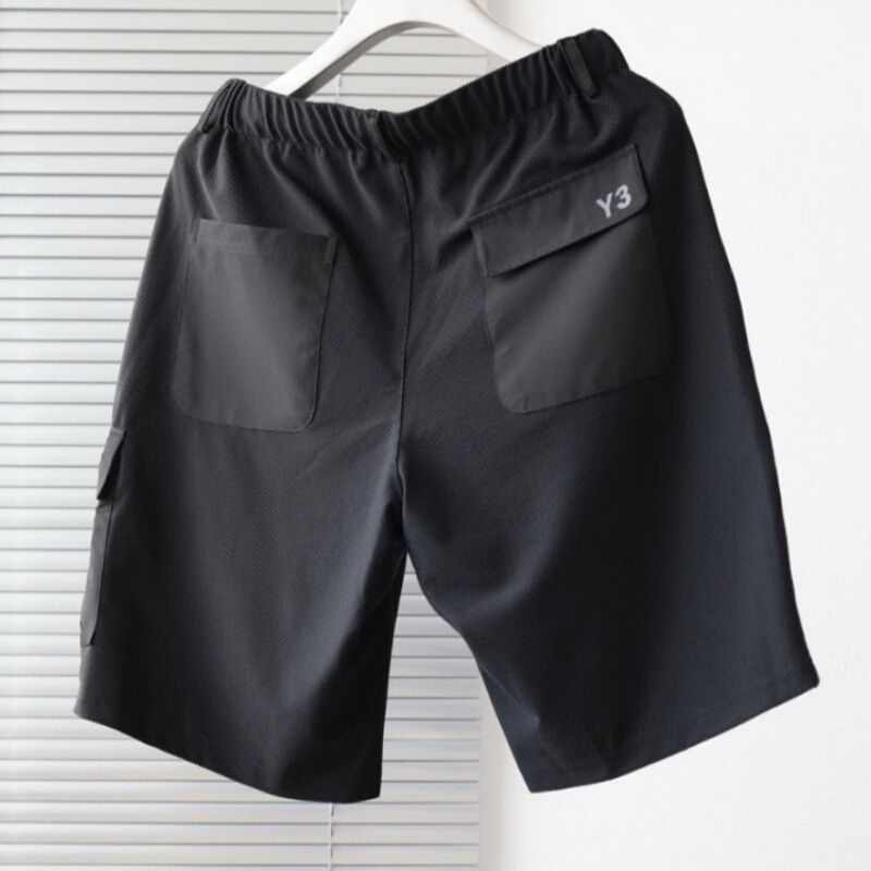 Al Studios 2026 Summer Trendy Brand Multi-Pocket Shorts Beach Shorts Men's Loose Large Size Cargo Pants Men