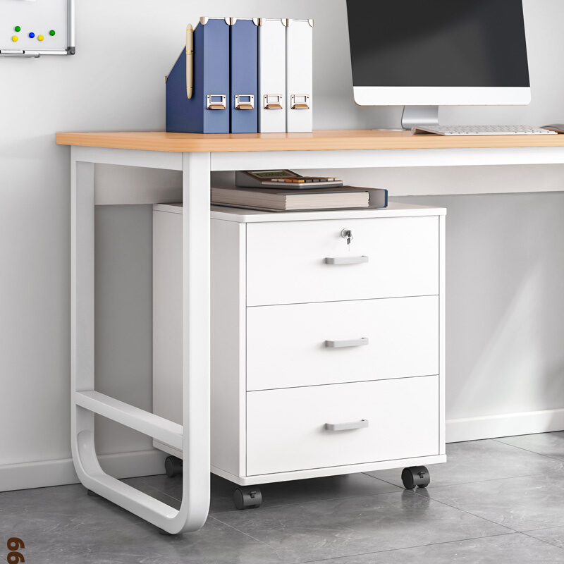 Desk drawer cabinet with wheels removable file small cabinet station storage artifact rack floor multi-layer