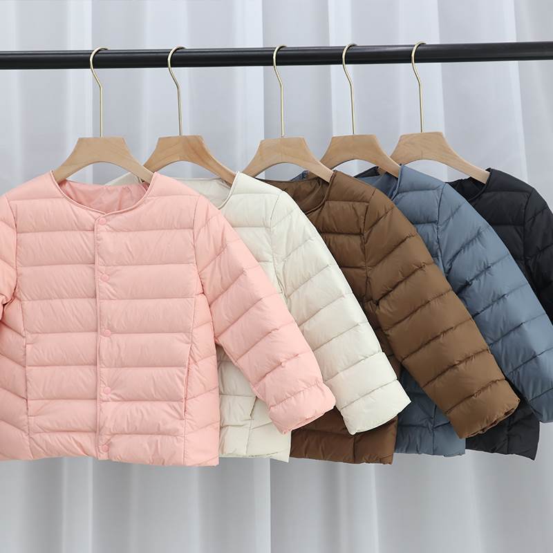 Long-Sleeved Lightweight down Jacket Liner for Children, Boys and Girls, Baby Warm Base Layer Inner Wear Vest