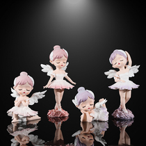 Dancing Ballet Girl Dance Small Swing Piece Genguan Desktop Living Room Home Decoration Pint Room Bedroom Creative Art