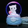 Dream crystal ball music box Birthday gift Children girl ornaments Little girl rotating glass ball music box