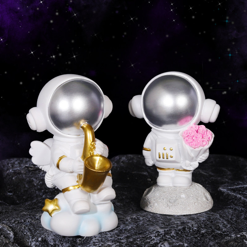 Creative Astronaut Series Swing Pieces Desk Face Cute Living-room Home Decoration Pint Xuanguan Astronaut Furnishing