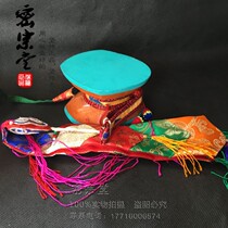 Tibetan Buddhist dharma instruments imported Nepali Tantric tambourine Gabala dharma drum set Free drum set Trumpet