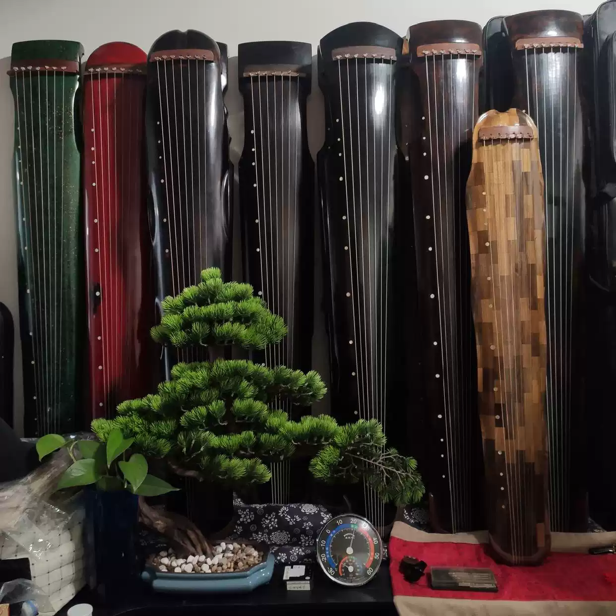 演奏级古琴北京造不易裂纯手工生漆伏羲仲尼蕉叶初