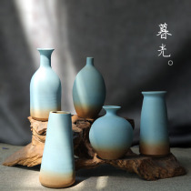 Handmade small flower insert Twilight literary fresh mini small vase Simple modern original desktop hydroponic flower device