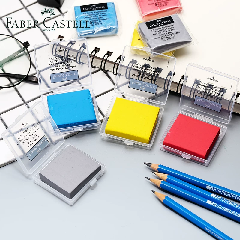 Германия Faber-Castell пластик-резина | Эскизная резинка четырехцветная, выбор цвета