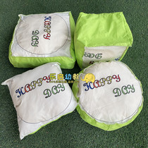 Kindergarten fabric pillow cushion early education center reading area small sofa cushion pillow children cartoon soft cushion