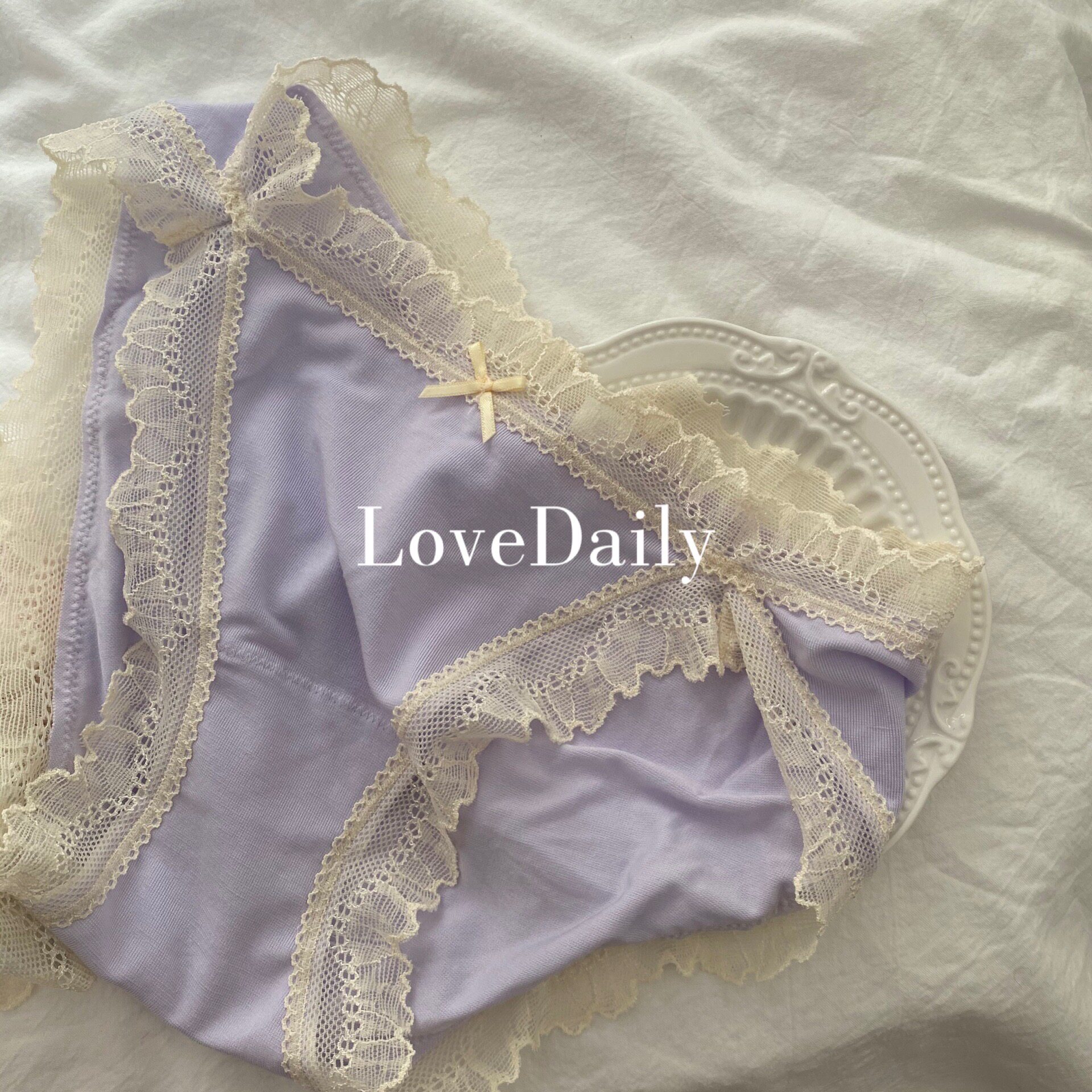 Happy daily, gentle and soft Modellace in the bag girl breathable triangle 105