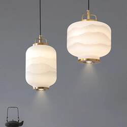 All-Copper New Chinese-Style Restaurant Lamp, Chinese-Style Tea Room, Dining Restaurant, Hot Pot Restaurant, Staircase with Spotlights, Small Pendant Light