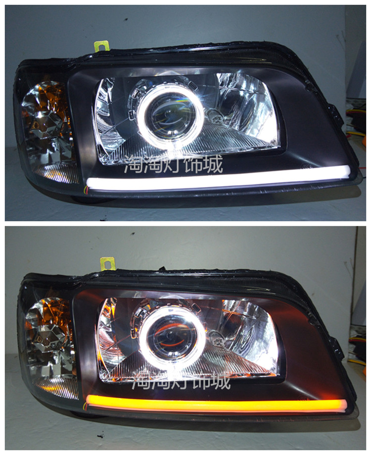 Suitable for Xiali Shenya Junya A living room lamp modified bi-optical lens xenon lamp angel eye devil eye daytime running light