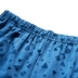 Ba chiếc quần gia đình cotton nam mùa thu và mùa đông in phiên bản rộng của quần ngủ thoáng khí quần cotton nam giản dị