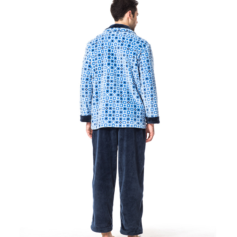 Pyjama pour homme THREEGUN   en Polyester Polyester  à manches longues - Ref 3002363 Image 3