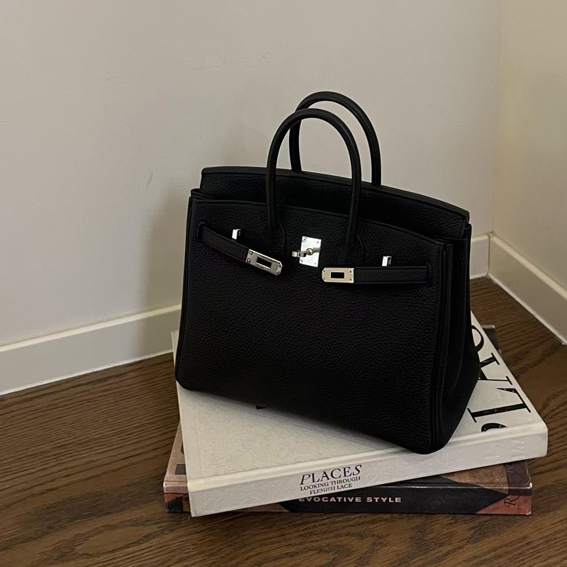 Glamor Bags New Genuine Leather Bikini25/30 Platinum Bag Commuter Handbag Large Capacity Tote Bag