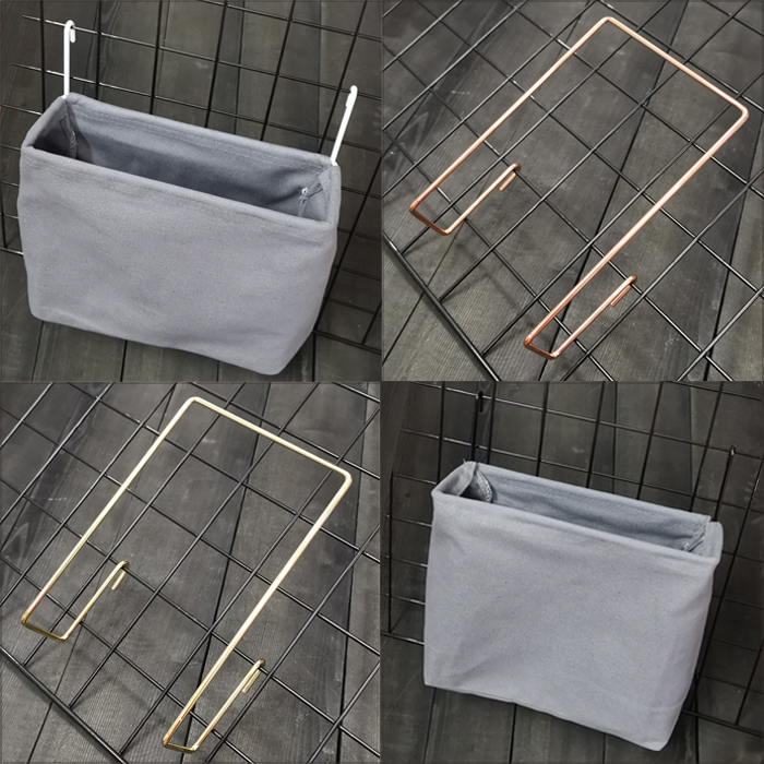 ins grid rack photo wall hanging basket rack cashier bag room dorm room dorm decoration magazine book containing shelf