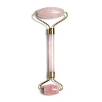 American Cosmedix Rose Quarter Face Roller Massage Crystal Roller Reduces Skin to revitalize