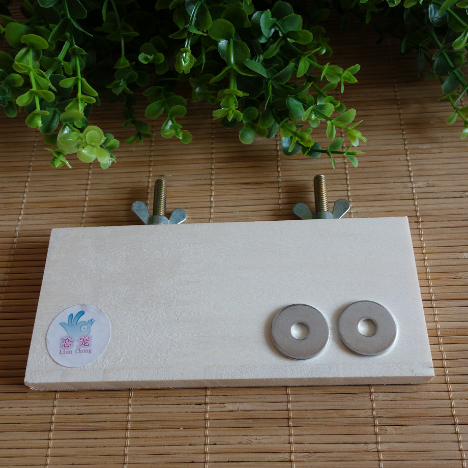 Small pet springboard Parrot Chinchilla hamster cage Universal Chinchilla hamster springboard platform platform 6 5*15cm