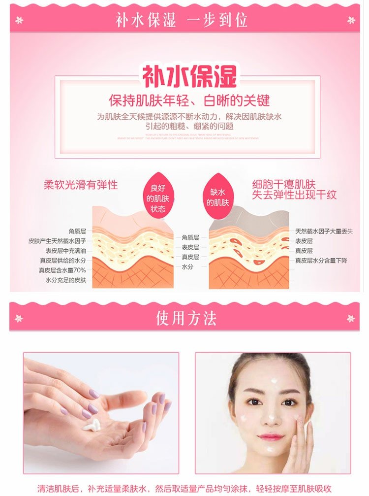 US Plus Kem dưỡng trắng ngọc trai bổ sung 120g Kem dưỡng ẩm chống khô cho da dành cho nam và nữ kem dưỡng ẩm bioderma