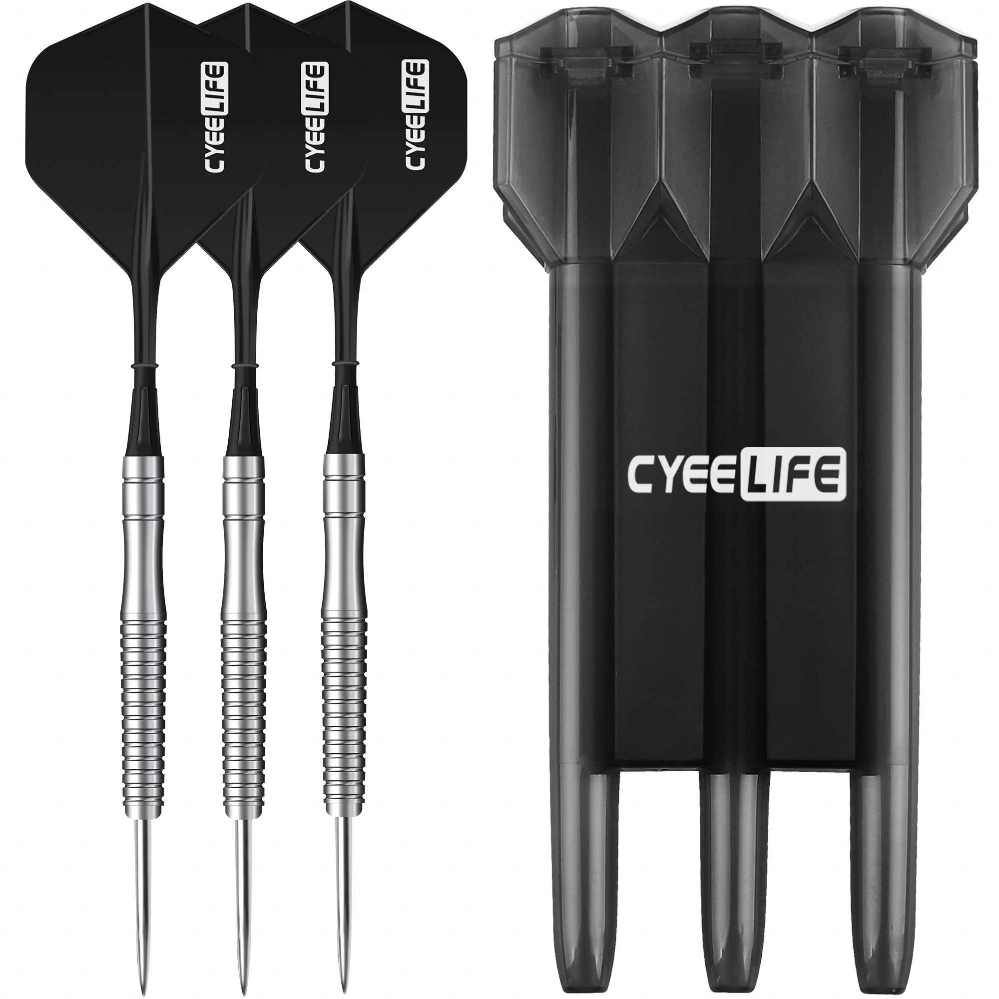 特別オファー* CyeeLife公式正規品 23g 90%タングステン鋼ダーツ収納ボックス（テールウィングダーツアクセサリー付き）