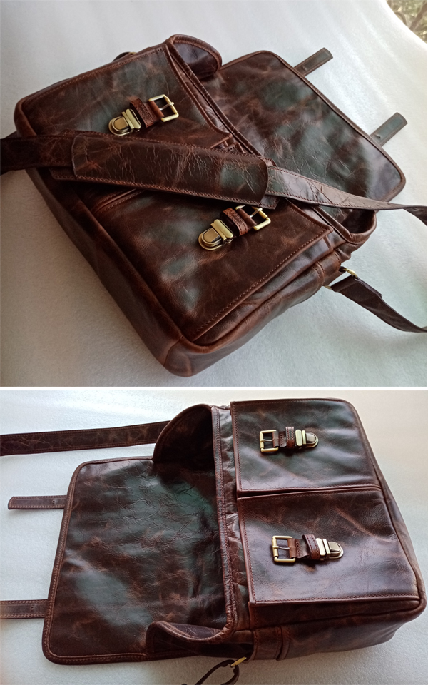 Tide handmade hoàng tử lớp đầu tiên bằng da bò da một túi máy ảnh túi máy ảnh - Phụ kiện máy ảnh kỹ thuật số túi canon