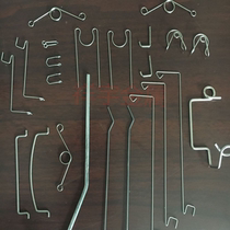 Custom stainless steel wire bending processing Stainless steel round bar round steel white steel bending parts Shaped wire bending processing